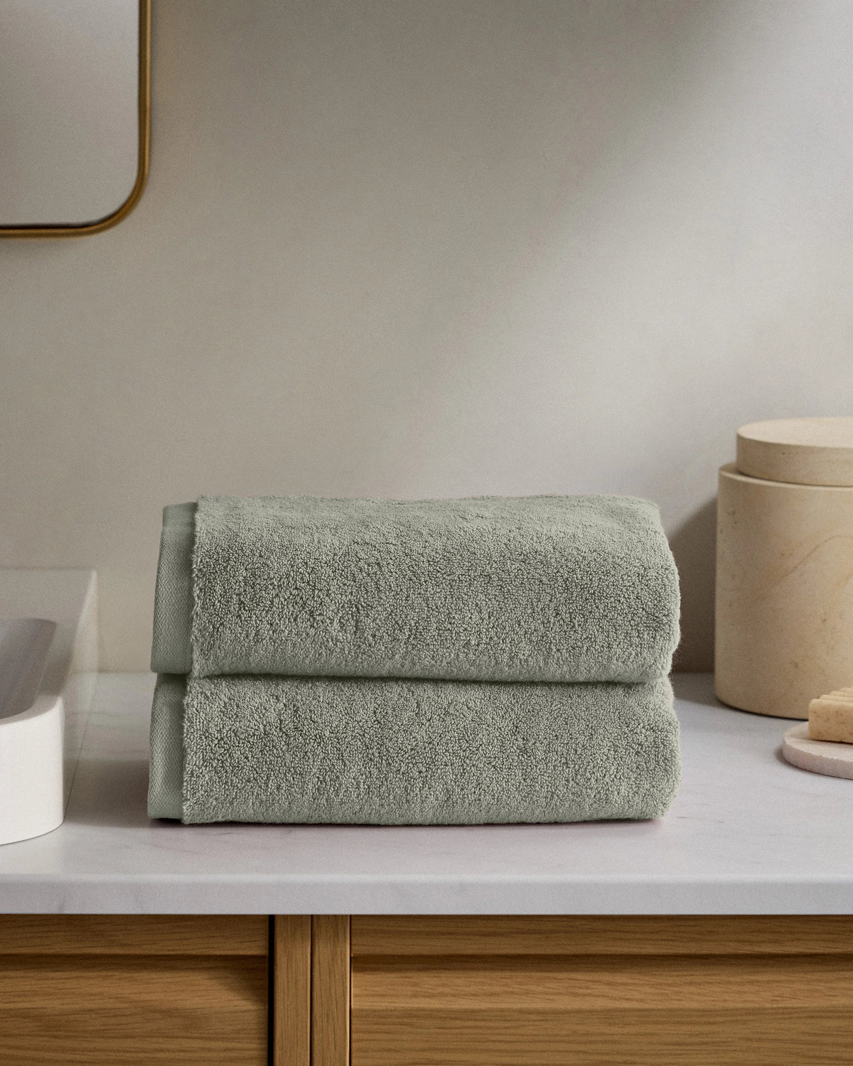 Plush Organic Turkish Cotton Bath Bundle (4 pieces) - One Size / White