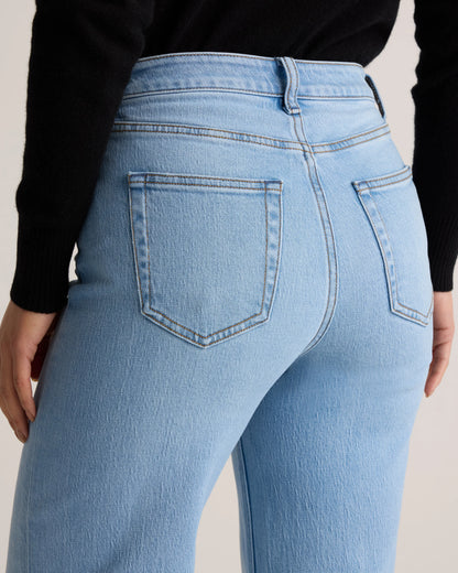 Bella Stretch Relaxed Straight Jeans - 24 / Atlantic Blue