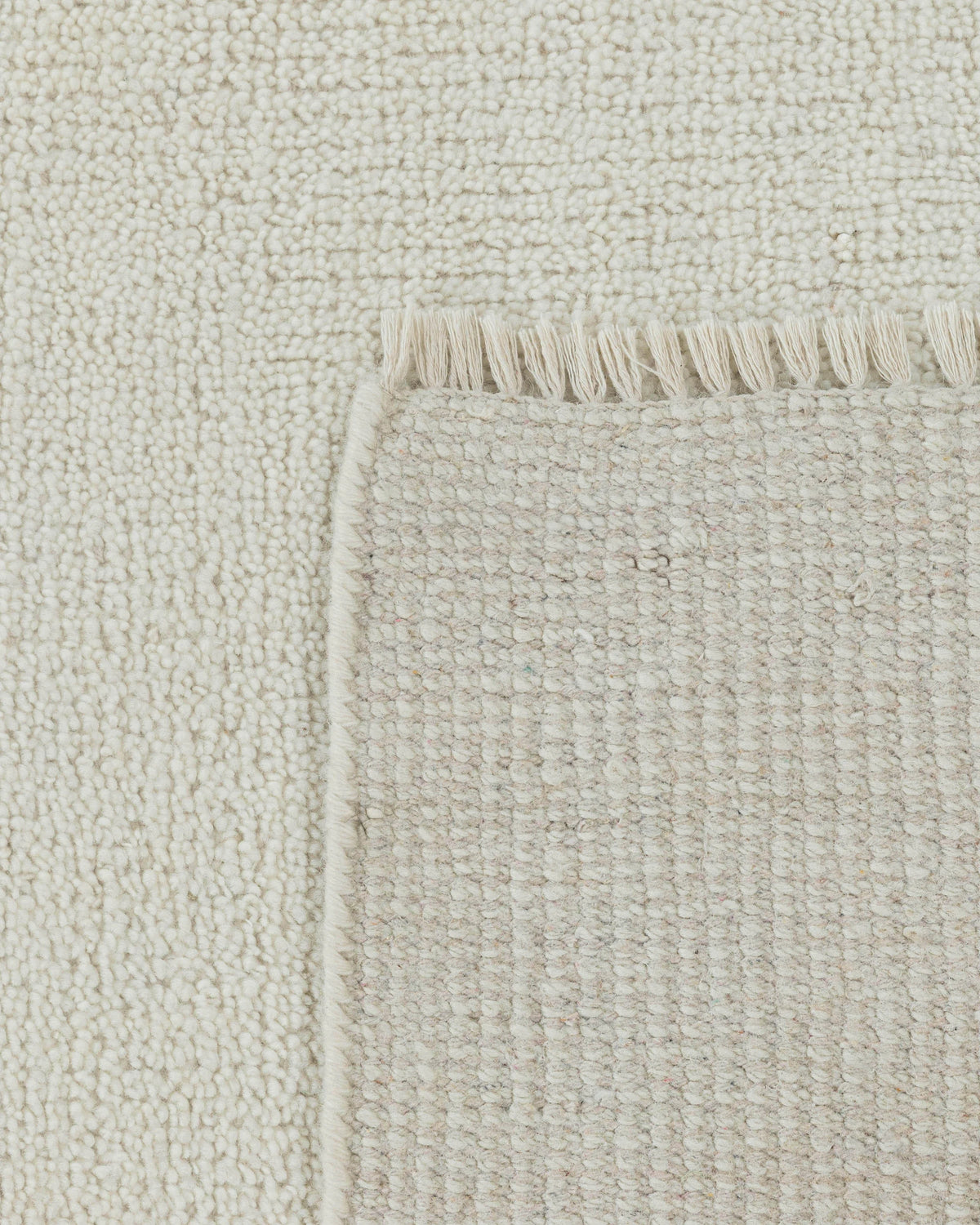 Lee Hand-Knotted Wool Rug - 5' x 8' / Oat