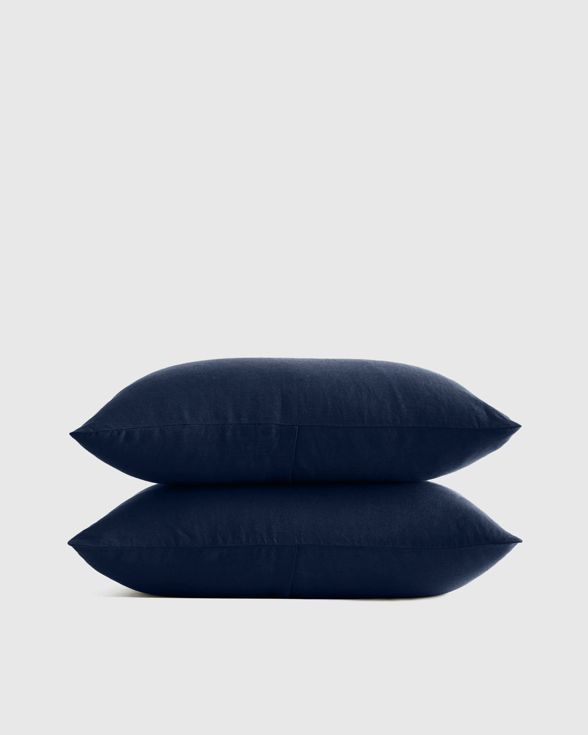 European Linen Sham Set - Standard / White