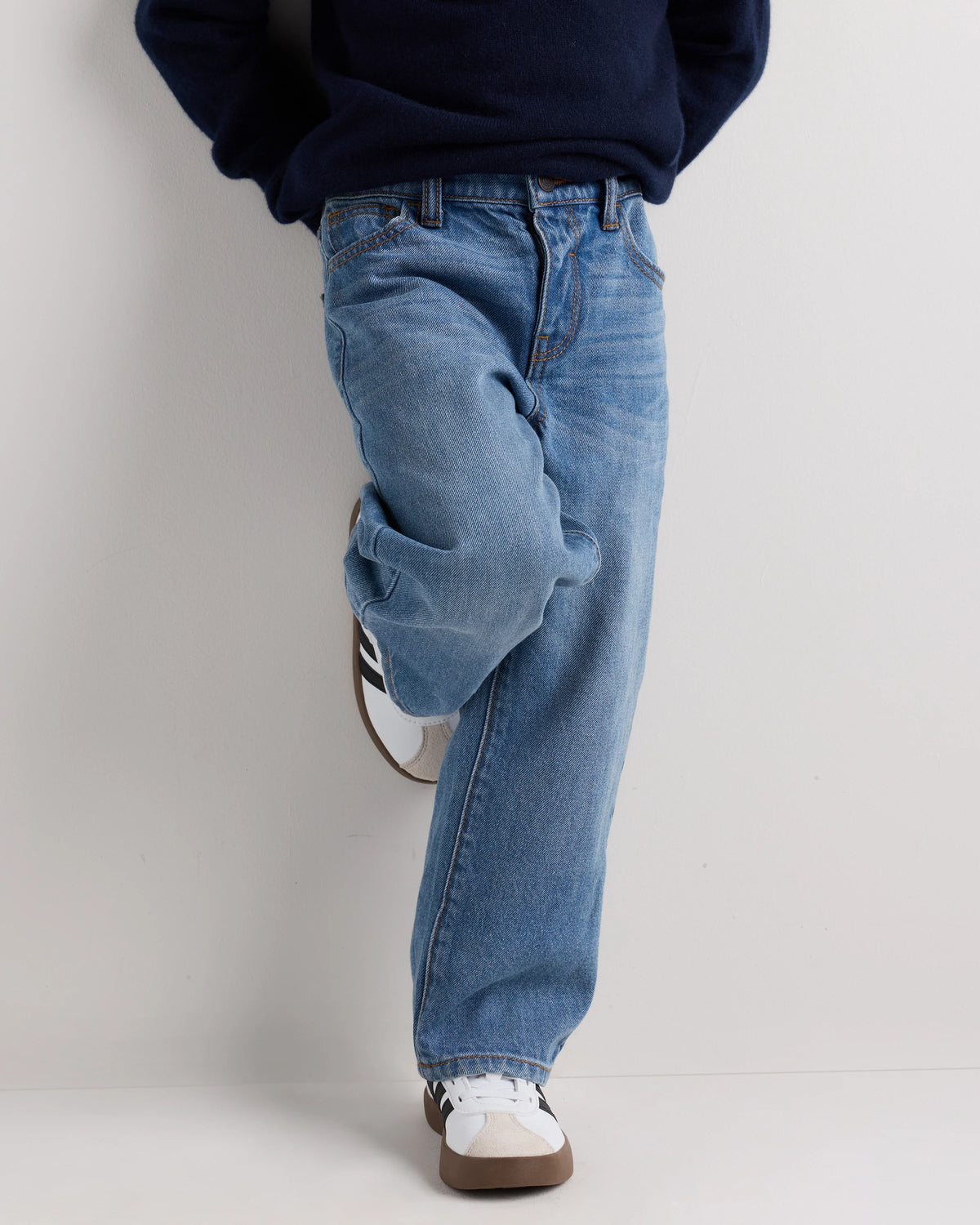 Boys Baggy Jeans - 2T / Medium Wash