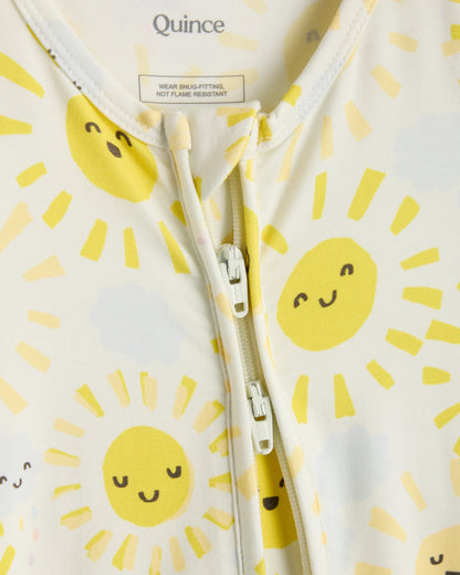 Bamboo One Piece Pajama - 2T / Wildflower Dreams