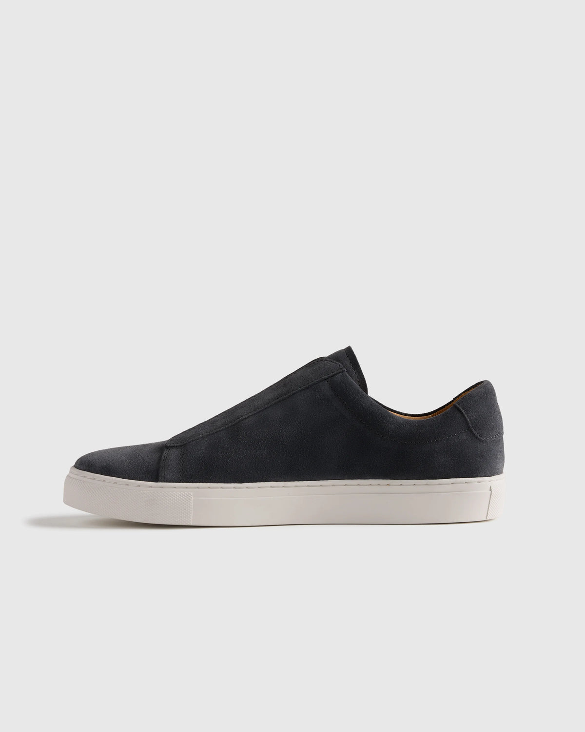 Italian Suede Tailored Sneaker - 7 / Fog