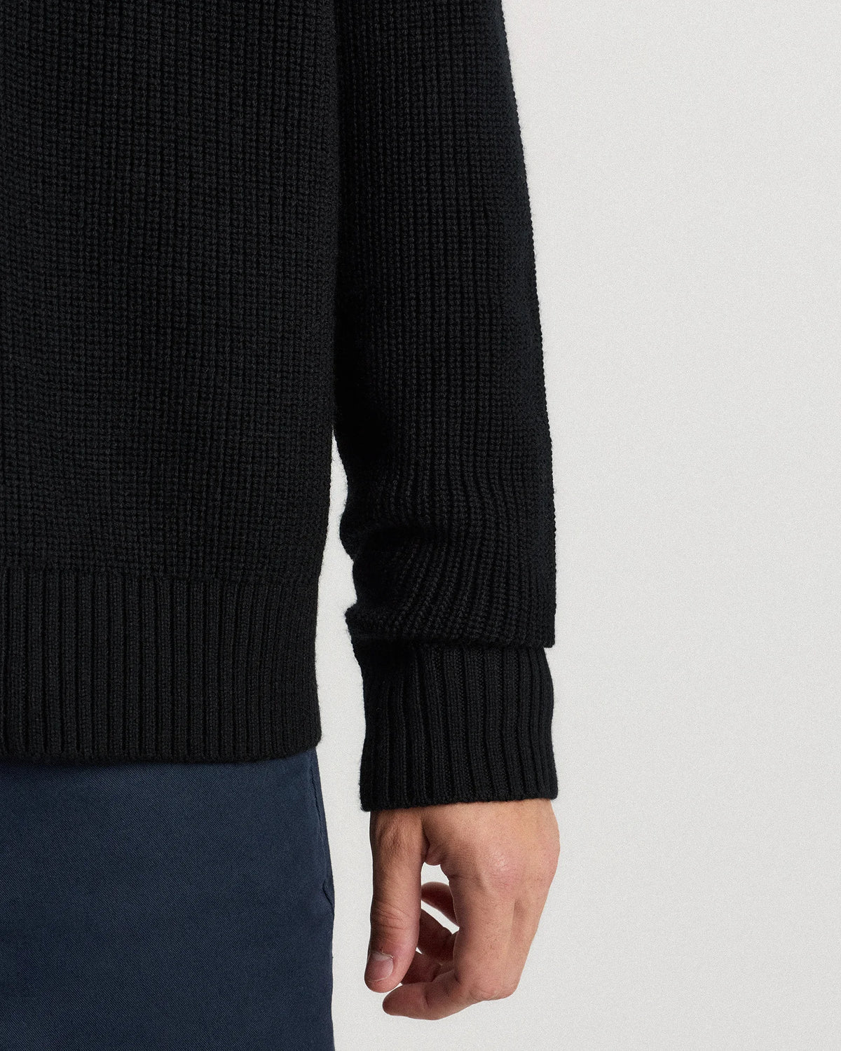 Australian Merino Wool Full Zip Sweater - S / Heather Bone