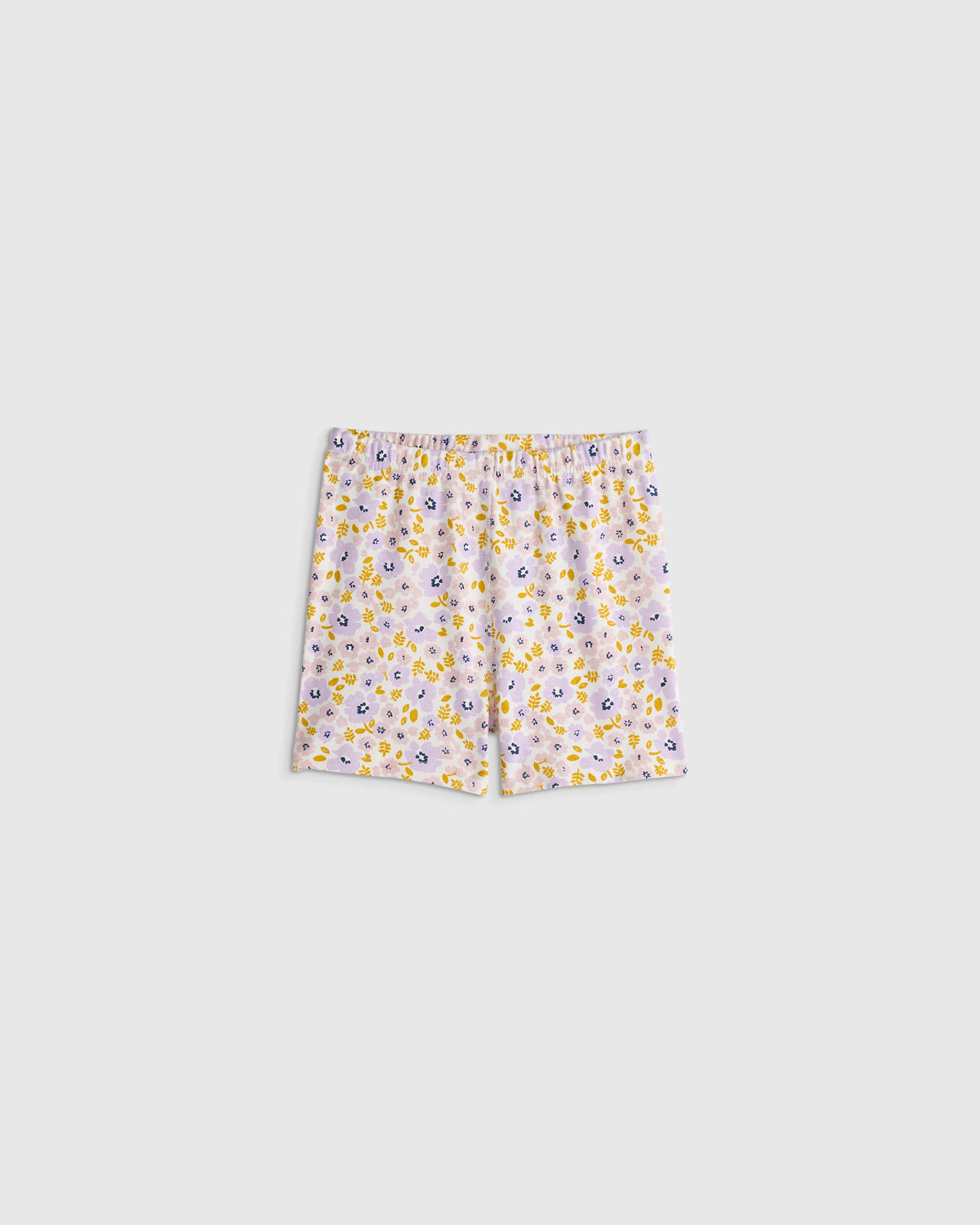 100% Organic Cotton Short Sleeve and Shorts Pajama Set - 2T / Navy Stripe