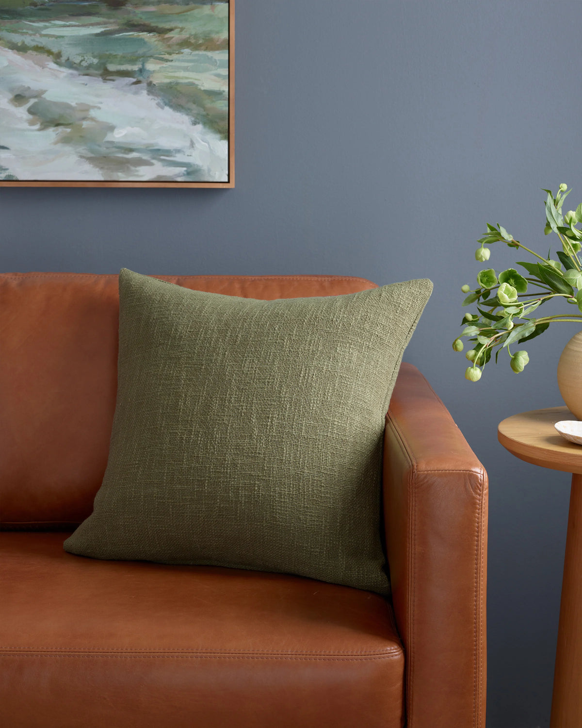 Cotton Slub Pillow Cover - 20x20 / Terracotta