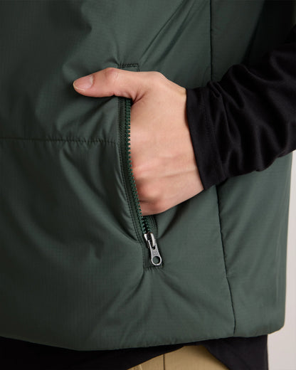 Hybrid Insulated Lightweight Vest - S / Verdant Pine