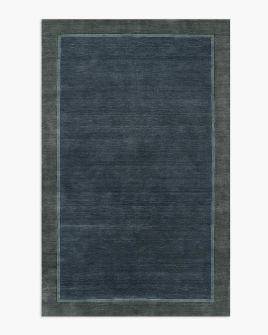 Delaney Hand-Loomed Wool Rug - 2' x 3' / Blue