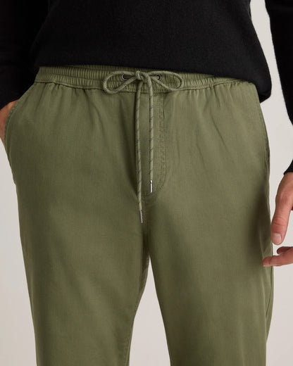 Cotton Chino Drawstring Pants - S / Admiral