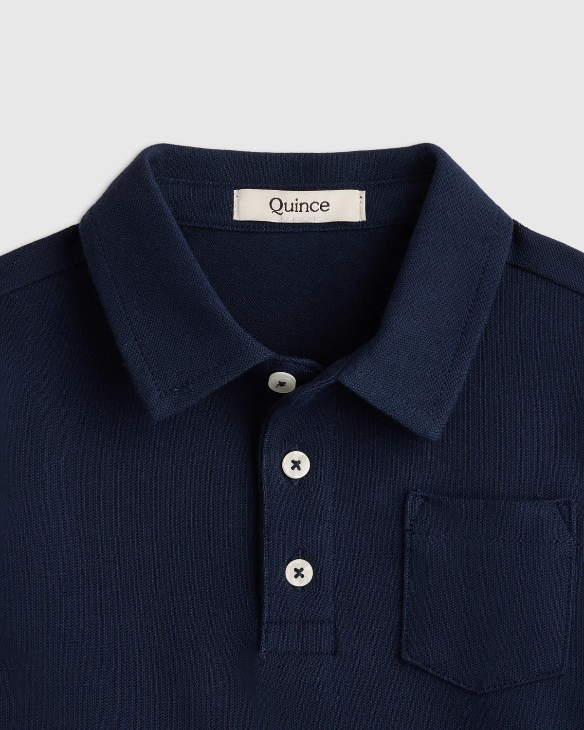 Organic Cotton Short Sleeve Pique Polo - 2T / White