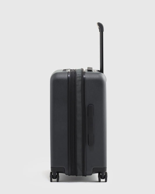 Expandable Carry-On & Medium Check-In Suitcase Set - One Size / Black
