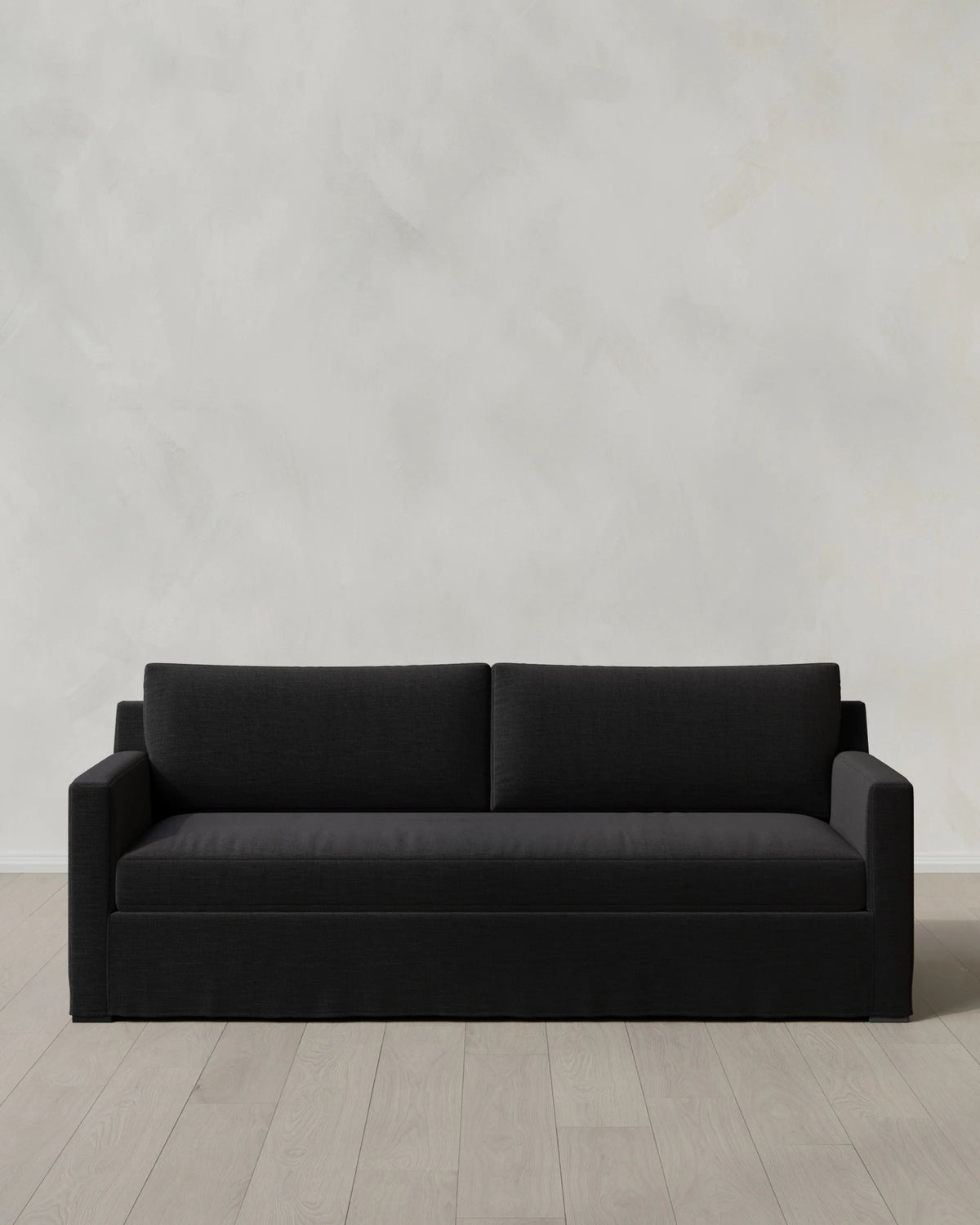 Ellery Slipcover Sofa in Performance Linen - 7ft / Sand