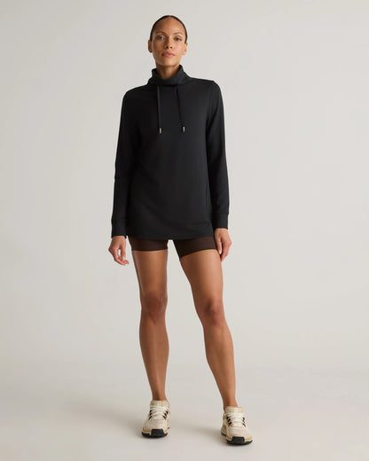 SuperSoft Fleece Mock Neck Pullover - XS / Navy