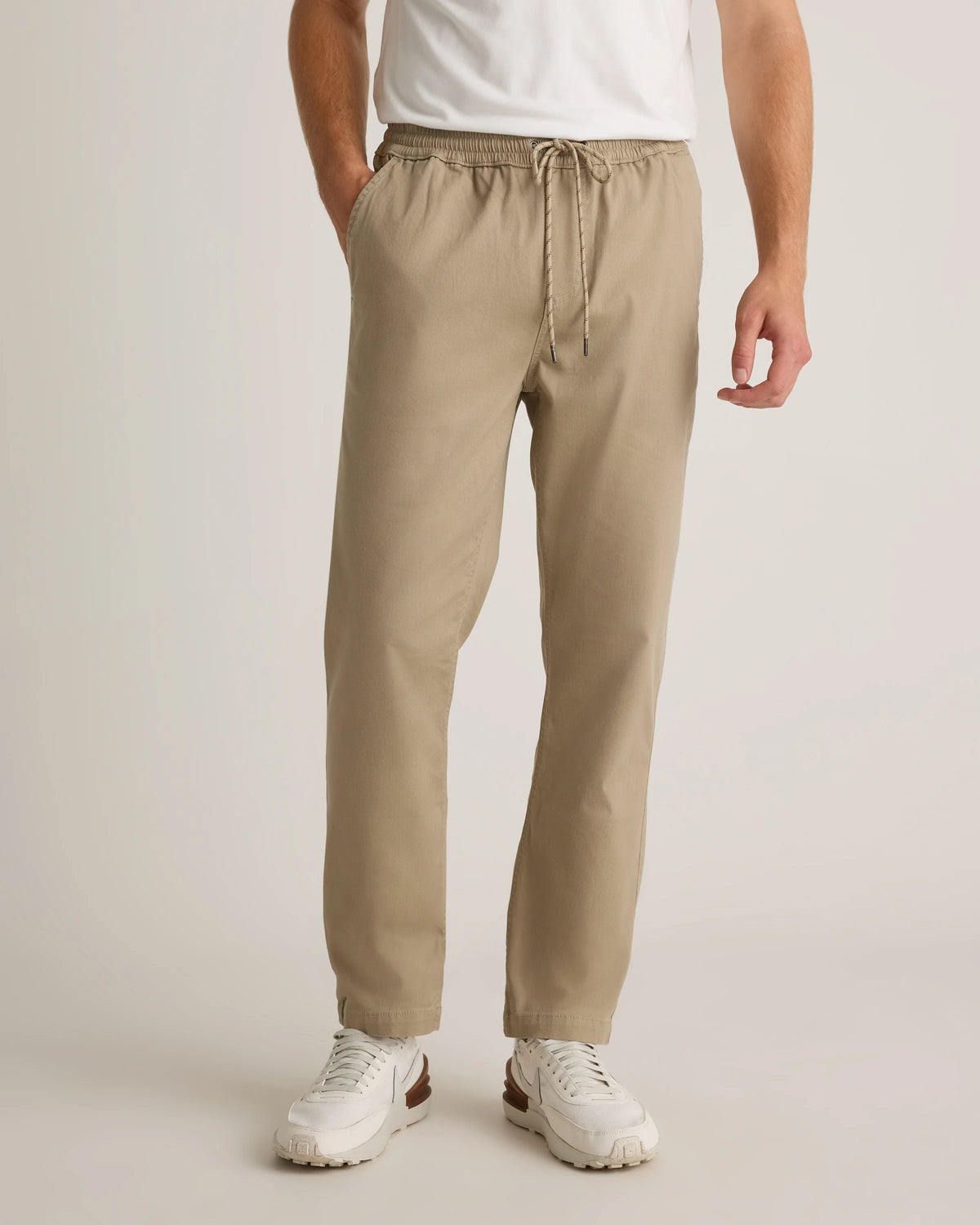 Cotton Chino Drawstring Pants - S / Admiral