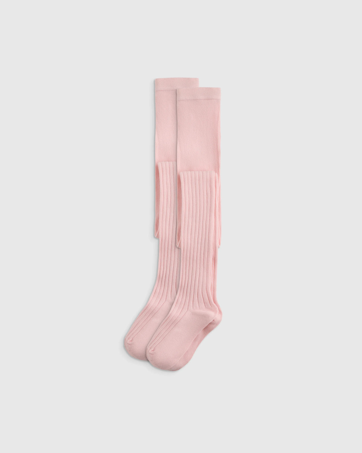 Organic Cotton Rib Tights (2-pack) - 6-7Y / Ivory