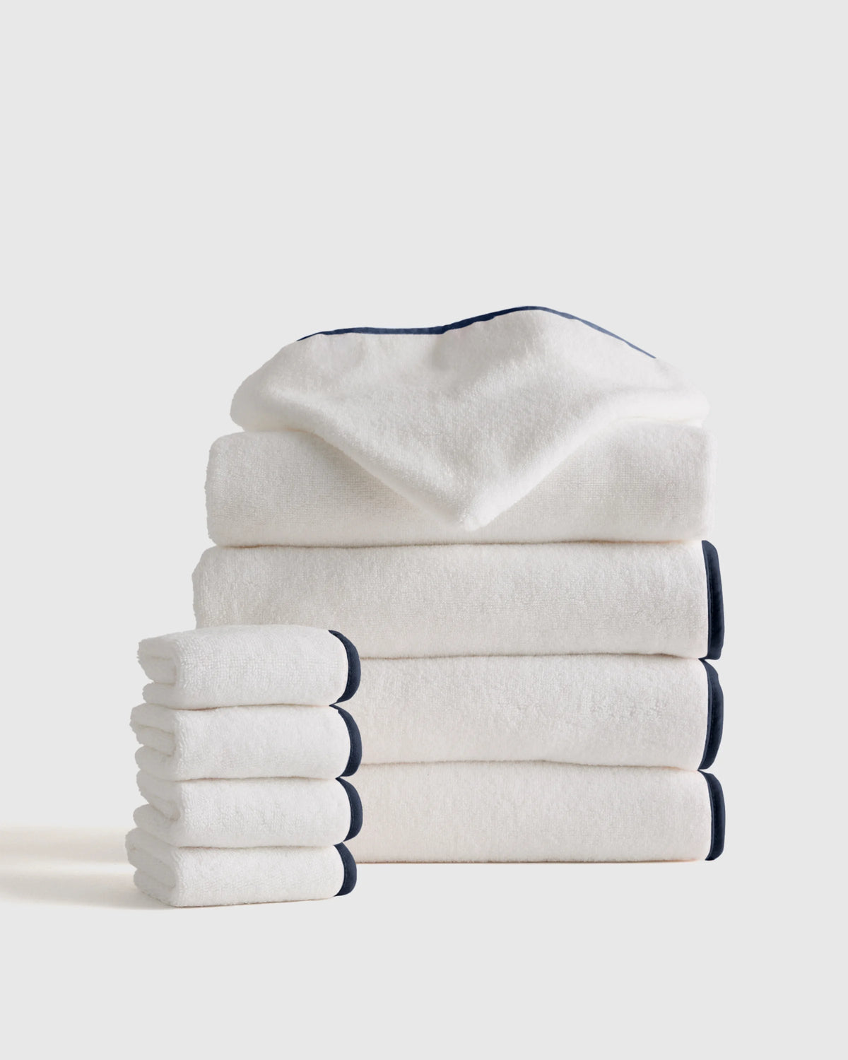 Organic Turkish Cotton Kids Bath Bundle 8-Pack - One Size / Light Blue