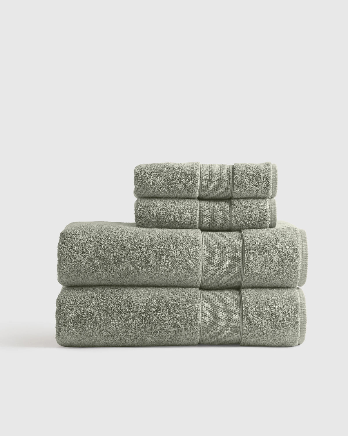 Classic Organic Turkish Cotton Bath Sheet Bundle (4 pieces) - One Size / White