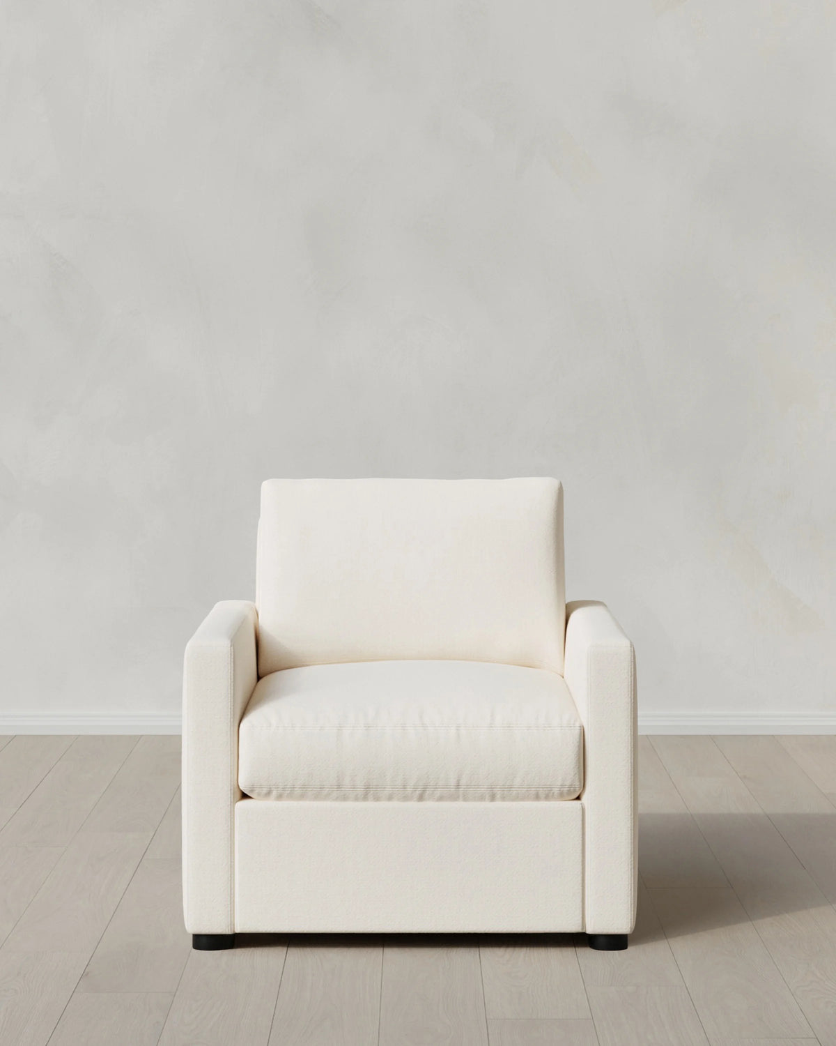 Brennan Accent Chair in Performance Chenille Linen Blend - One Size / Sorrell