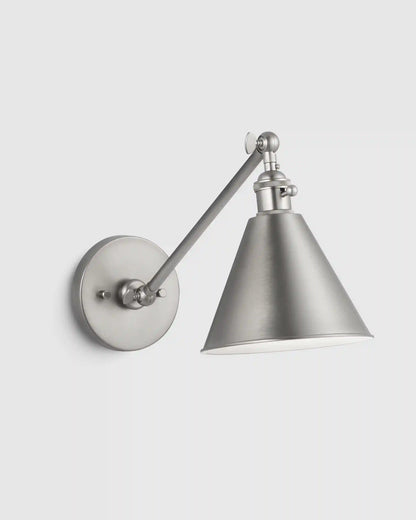 Articulating Single Arm Steel Wall Sconce