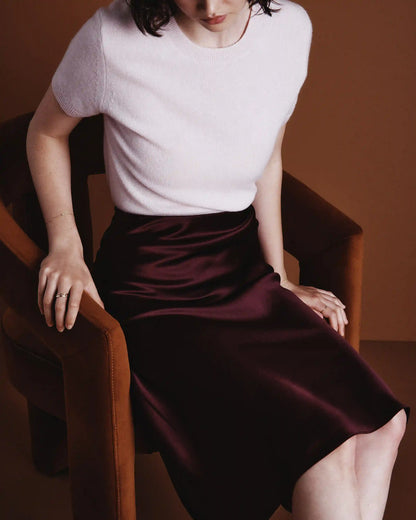 100% Washable Silk Skirt