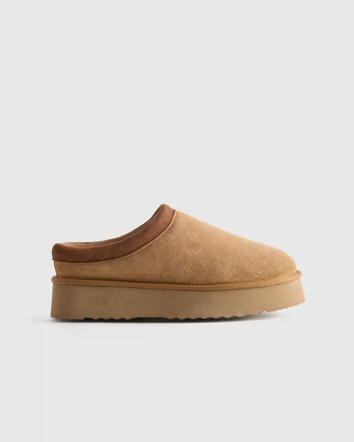 Australian Shearling Platform Clog Slipper