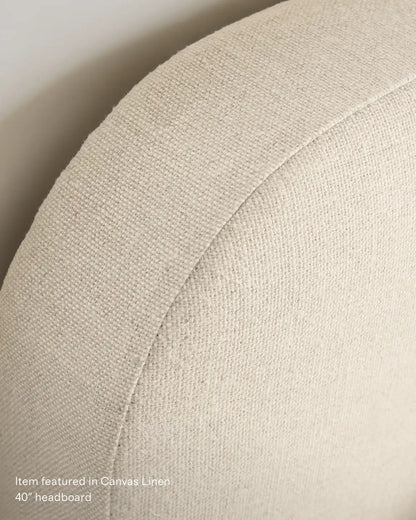100% Linen Wingback Bed
