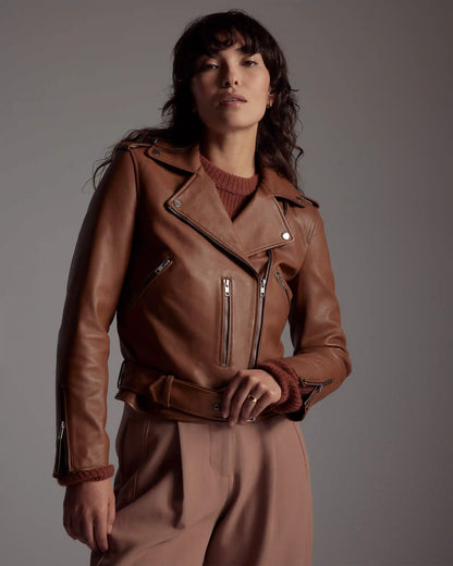 100% Leather Motorcycle Jacket