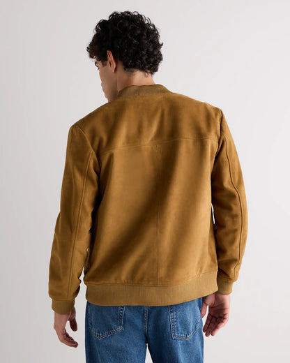 100% Suede Bomber Jacket