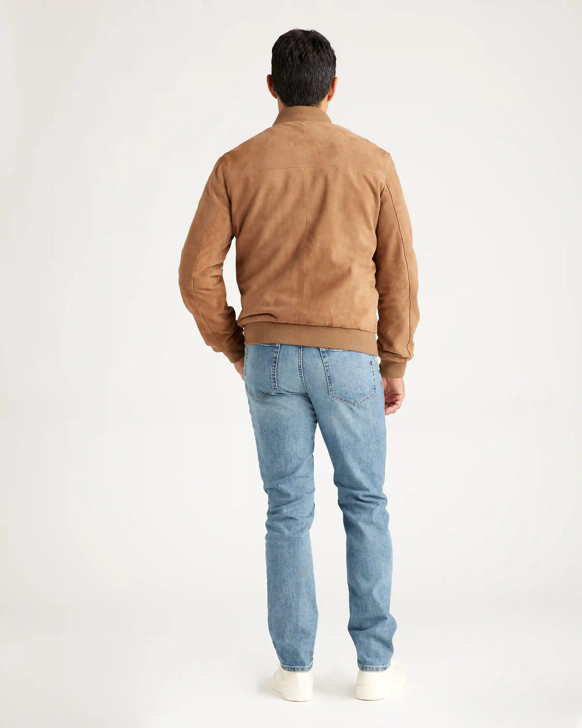 100% Suede Bomber Jacket
