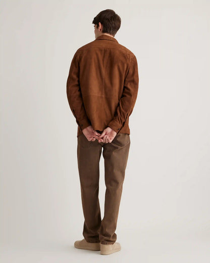 100% Suede Overshirt