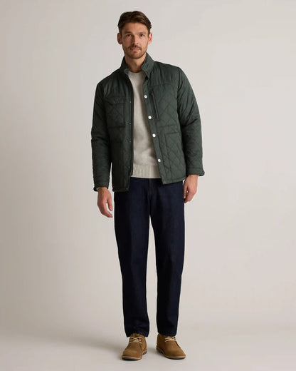 Featherless Quilted Utility Jacket