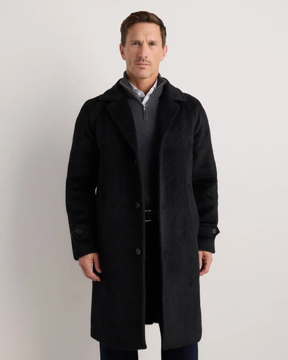 Alpaca-Wool Overcoat