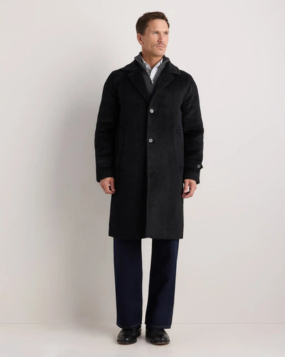 Alpaca-Wool Overcoat