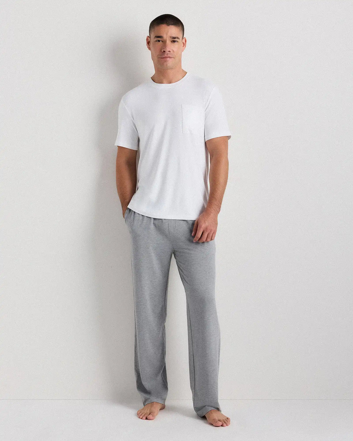 Bamboo Jersey Relaxed Lounge Tee