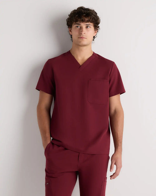 AeraFlex 3-Pocket Scrub Top