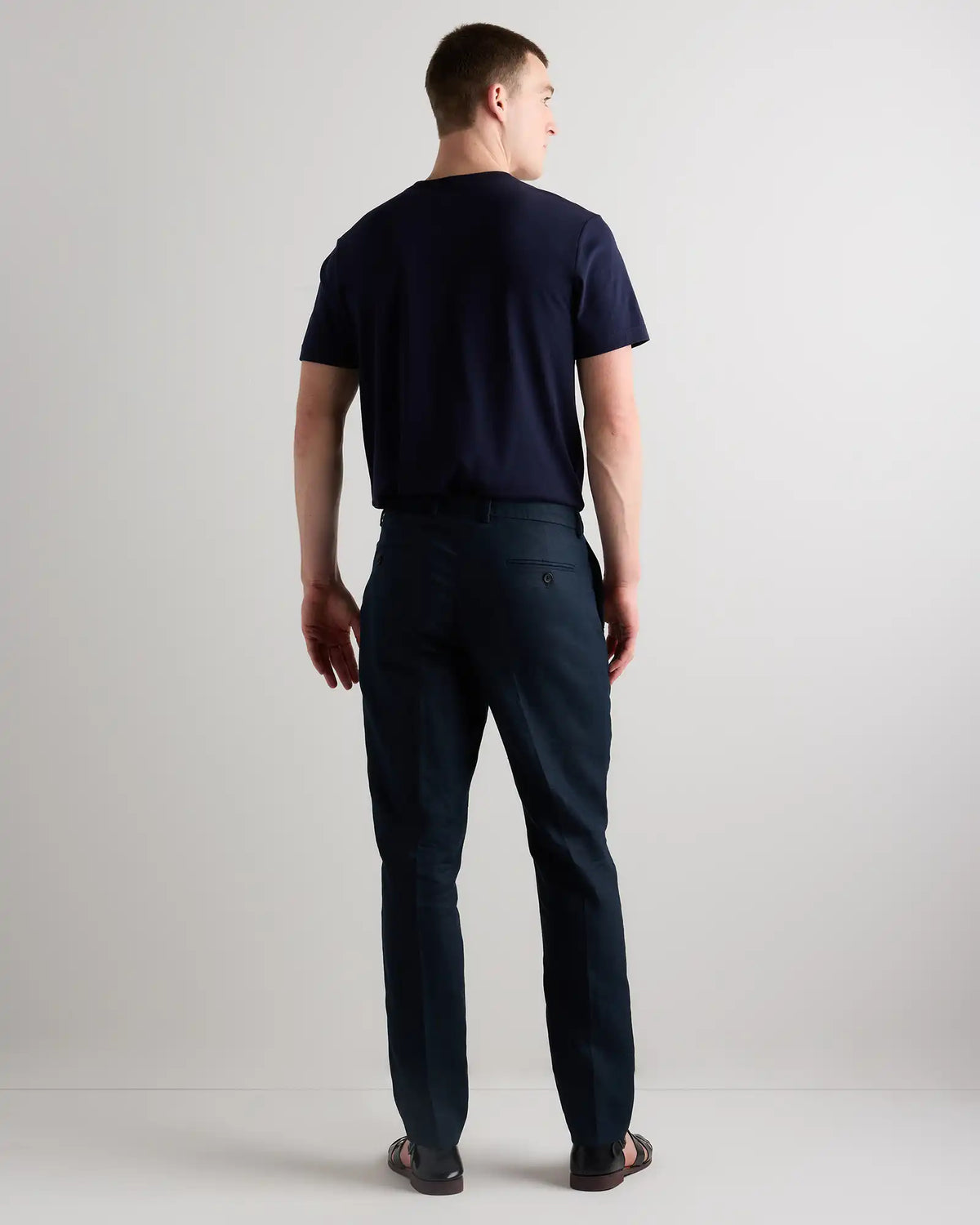 100% European Linen Tailored Dress Pants