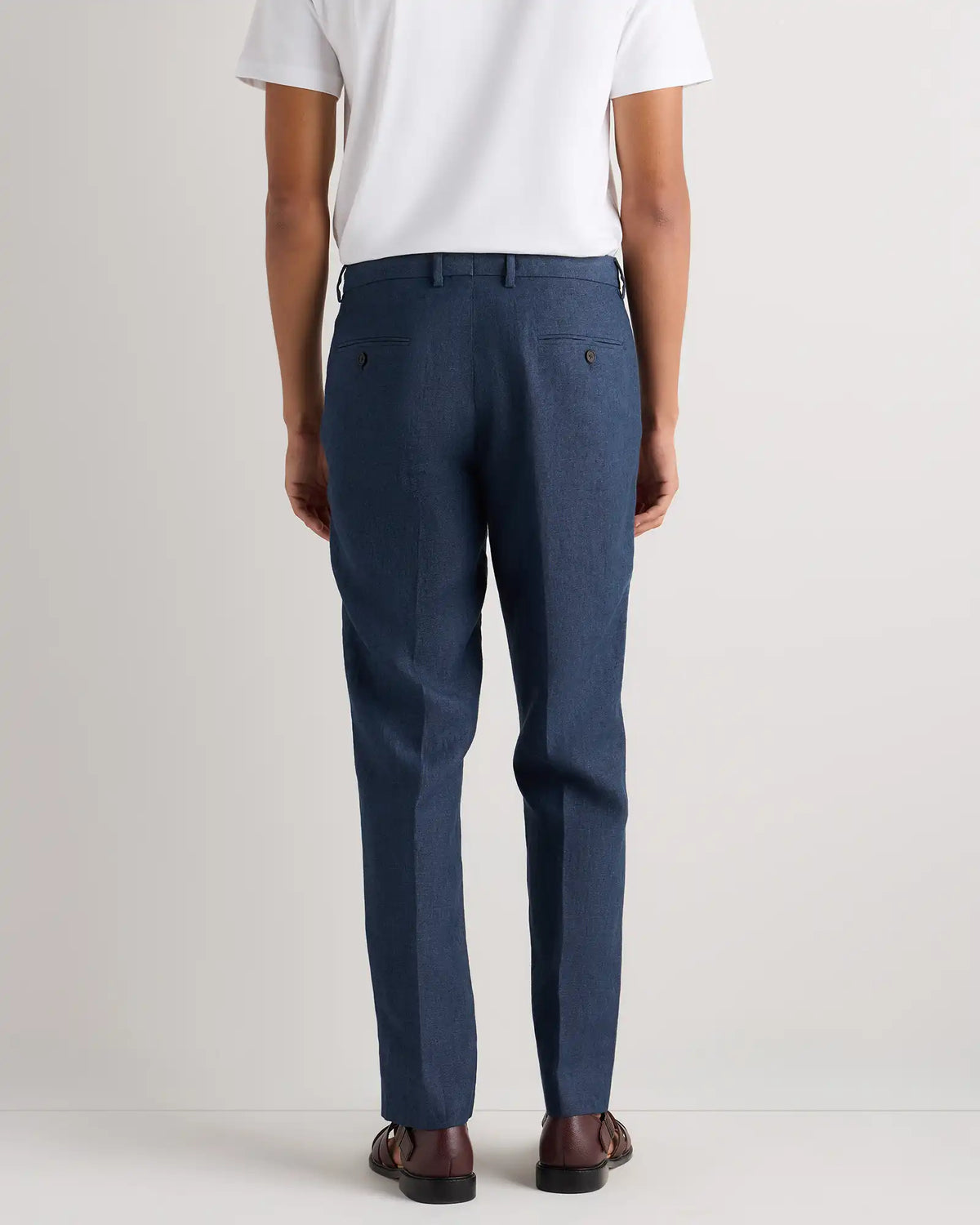 100% European Linen Tailored Dress Pants