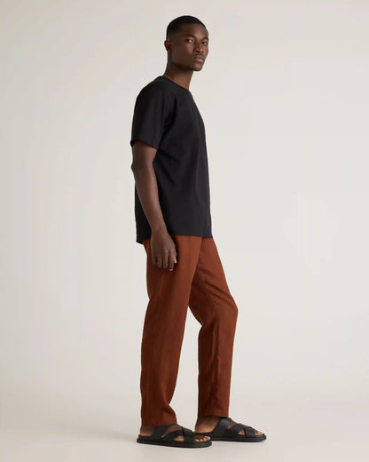 100% European Linen Drawstring Beach Pants