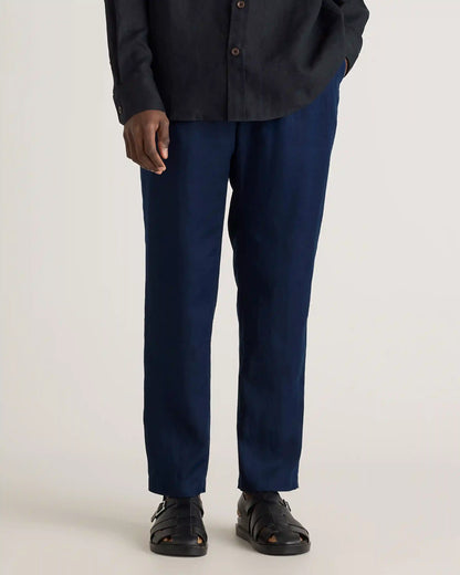 100% European Linen Drawstring Beach Pants