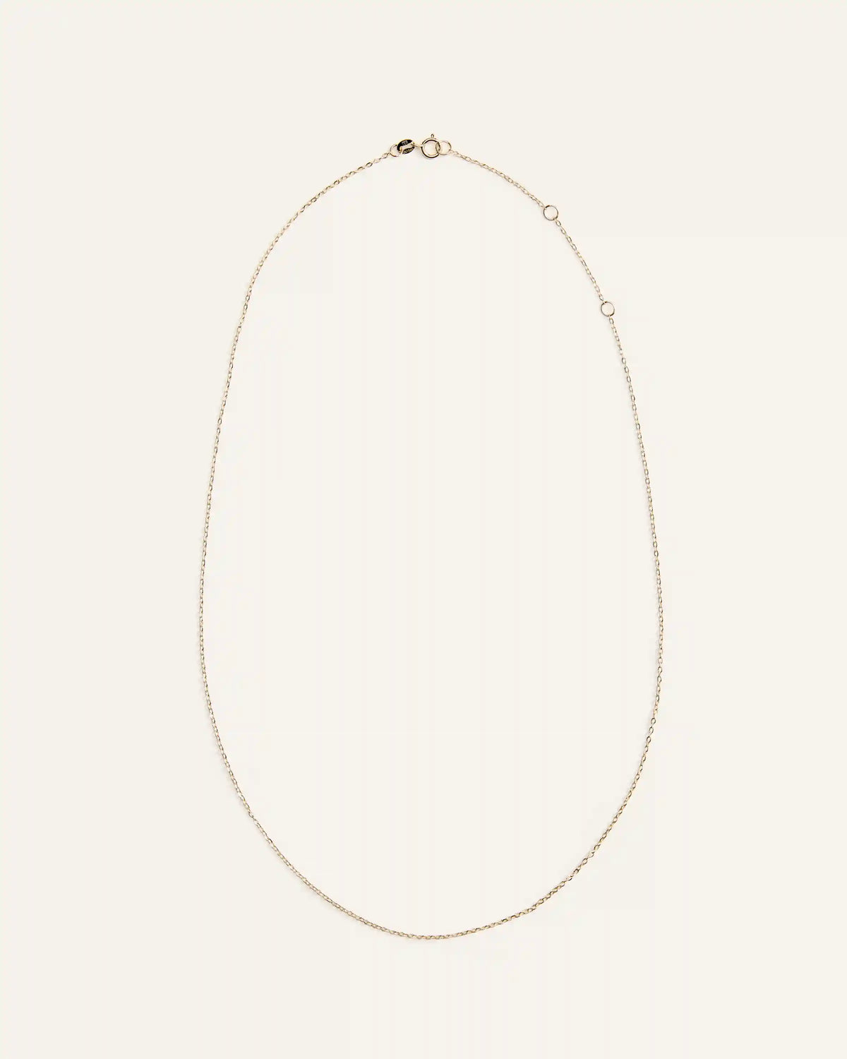 10K Gold Delicate Cable Chain Necklace