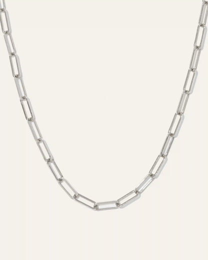 14K Gold Paperclip Chain Necklace - 2.7mm