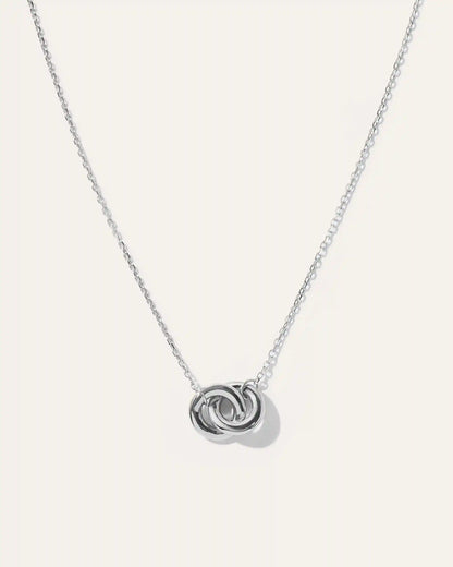 14K Gold Interlock Necklace