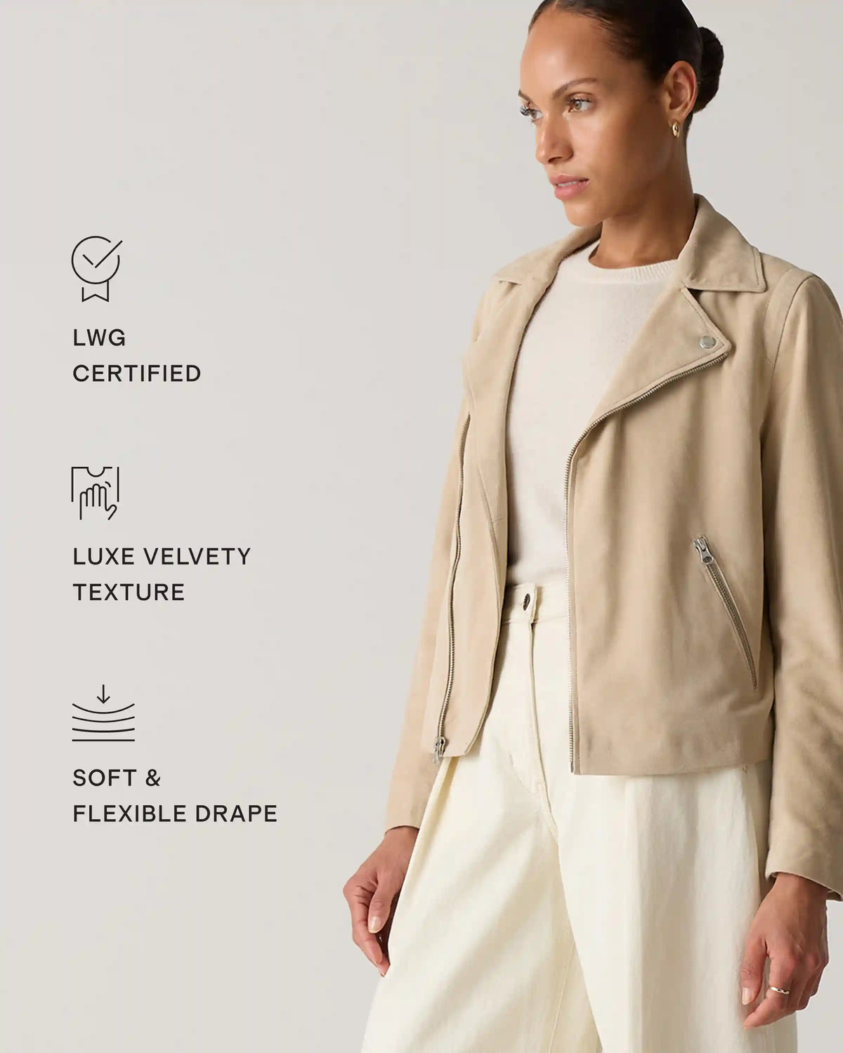 100% Suede Bomber Jacket