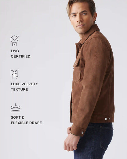 100% Suede Bomber Jacket