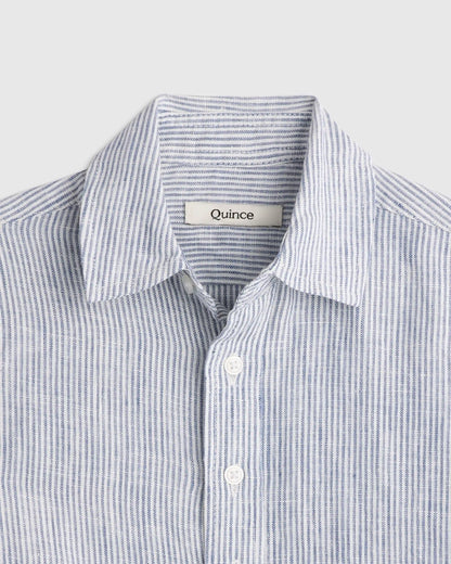 100% European Linen Short Sleeve Shirt