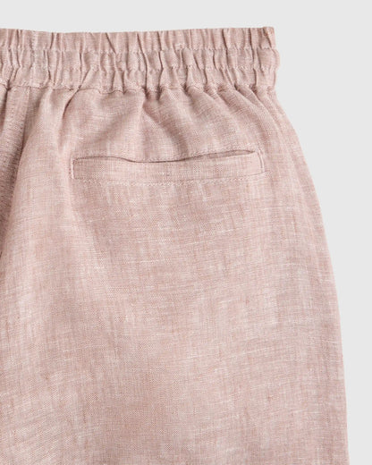 100% European Linen Drawstring Shorts