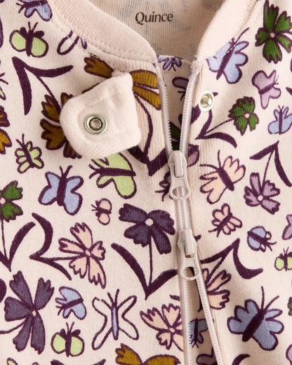 100% Organic Cotton Footie Pajama