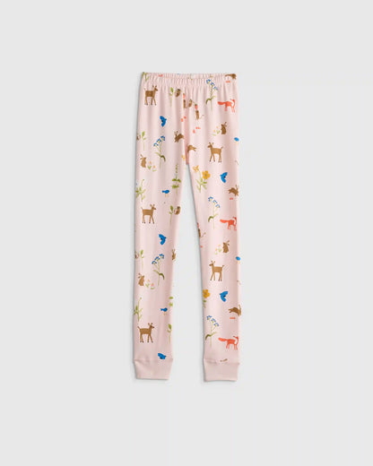 100% Organic Cotton Short Sleeve and Pant Pajama Set