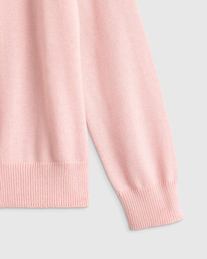 100% Organic Cotton Crewneck Cardigan