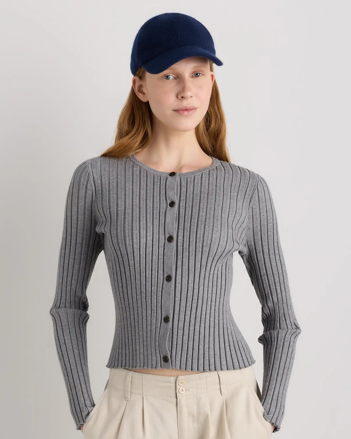 Cashmere Baseball Cap